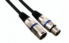 XLR(m)-XLR(f) kabel, 1m