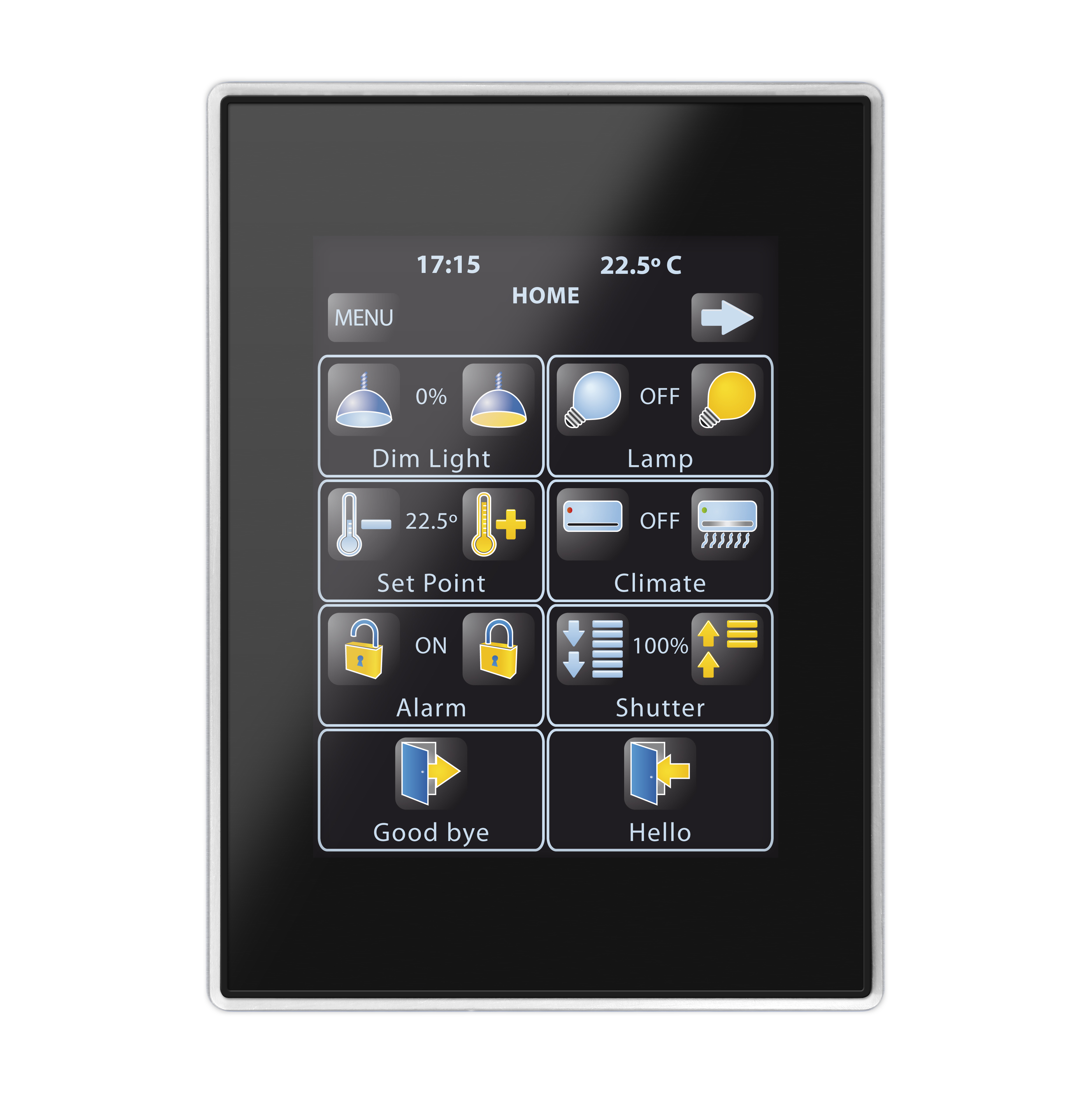 ZEN KNX Z41 zwart (ZN1VI-TP41C-A)