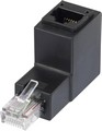 RJ45 NETWERK ADAPTER CAT 5E 90° NB