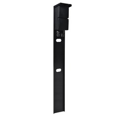 TUINPAAL 70CM ZWART RVS MET 2V WCD