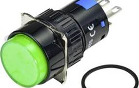 16MM DRUKSCHAKELAAR GROEN VAST 230V