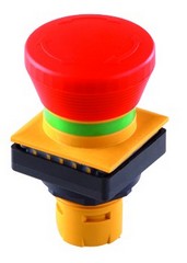 OKJUV NOODSTOPKNOP IP65/IP67 rood/g